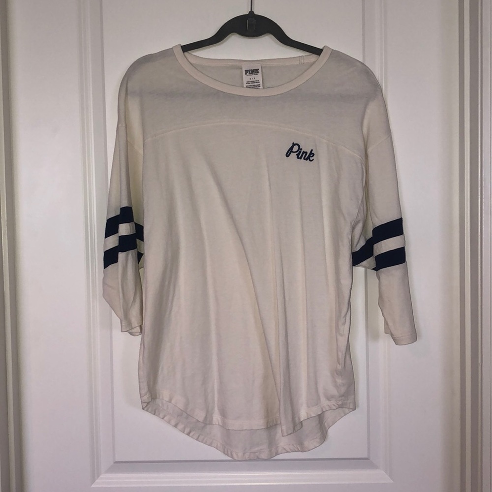 PINK quarter sleeve T-shirt